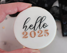 Load image into Gallery viewer, Hello 2025 Fondant Embosser - Made in the UK with Love  from House of Toot Sweet - Just £6.50! Shop now at House of Toot Sweet
