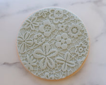 Load image into Gallery viewer, Lace/ Crochet Texture Fondant Embosser - Made in the UK with Love  from House of Toot Sweet - Just £7! Shop now at House of Toot Sweet
