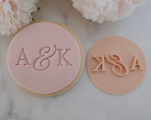 Load image into Gallery viewer, Custom Initials Cookie Fondant Stamp - Made in the UK with Love  from House of Toot Sweet - Just £6.99! Shop now at House of Toot Sweet
