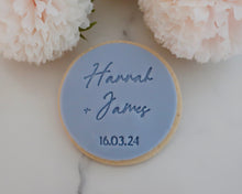 Load image into Gallery viewer, Custom Names and Date Cookie Fondant Stamp - Made in the UK with Love  from House of Toot Sweet - Just £6.99! Shop now at House of Toot Sweet
