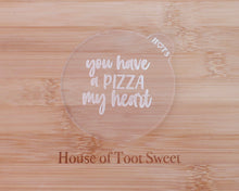 Load image into Gallery viewer, You Have A Pizza My Heart Fondant Embosser - Made in the UK with Love  from House of Toot Sweet - Just £6.50! Shop now at House of Toot Sweet
