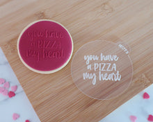 Load image into Gallery viewer, You Have A Pizza My Heart Fondant Embosser - Made in the UK with Love  from House of Toot Sweet - Just £6.50! Shop now at House of Toot Sweet
