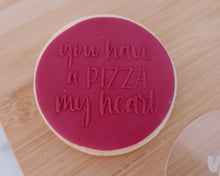 Load image into Gallery viewer, You Have A Pizza My Heart Fondant Embosser - Made in the UK with Love  from House of Toot Sweet - Just £6.50! Shop now at House of Toot Sweet
