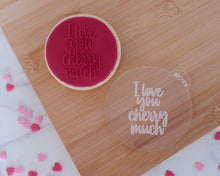 Load image into Gallery viewer, Love You Cherry Much Fondant Embosser - Made in the UK with Love  from House of Toot Sweet - Just £6.50! Shop now at House of Toot Sweet
