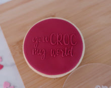 Load image into Gallery viewer, You Croc My World Fondant Embosser - Made in the UK with Love  from House of Toot Sweet - Just £6.50! Shop now at House of Toot Sweet
