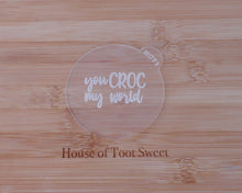 Load image into Gallery viewer, You Croc My World Fondant Embosser - Made in the UK with Love  from House of Toot Sweet - Just £6.50! Shop now at House of Toot Sweet
