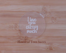 Load image into Gallery viewer, Love You Cherry Much Fondant Embosser - Made in the UK with Love  from House of Toot Sweet - Just £6.50! Shop now at House of Toot Sweet
