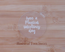 Load image into Gallery viewer, Have A Magical Valentines Day Fondant Embosser - Made in the UK with Love  from House of Toot Sweet - Just £6.50! Shop now at House of Toot Sweet
