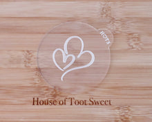 Load image into Gallery viewer, Double Hearts Fondant Embosser - Made in the UK with Love  from House of Toot Sweet - Just £6.50! Shop now at House of Toot Sweet
