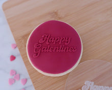 Load image into Gallery viewer, Retro Happy Galentine&#39;s Fondant Embosser - Made in the UK with Love  from House of Toot Sweet - Just £6.50! Shop now at House of Toot Sweet
