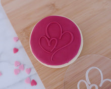 Load image into Gallery viewer, Double Hearts Fondant Embosser - Made in the UK with Love  from House of Toot Sweet - Just £6.50! Shop now at House of Toot Sweet
