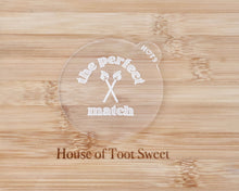 Load image into Gallery viewer, The Perfect Match Fondant Embosser - Made in the UK with Love  from House of Toot Sweet - Just £6.50! Shop now at House of Toot Sweet
