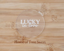 Load image into Gallery viewer, Lucky In Love Fondant Embosser - Made in the UK with Love  from House of Toot Sweet - Just £6.50! Shop now at House of Toot Sweet
