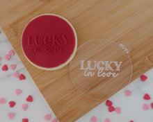 Load image into Gallery viewer, Lucky In Love Fondant Embosser - Made in the UK with Love  from House of Toot Sweet - Just £6.50! Shop now at House of Toot Sweet
