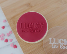 Load image into Gallery viewer, Lucky In Love Fondant Embosser - Made in the UK with Love  from House of Toot Sweet - Just £6.50! Shop now at House of Toot Sweet
