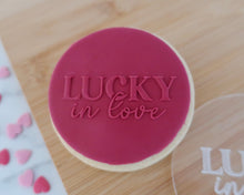 Load image into Gallery viewer, Lucky In Love Fondant Embosser - Made in the UK with Love  from House of Toot Sweet - Just £6.50! Shop now at House of Toot Sweet
