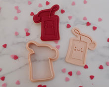 Load image into Gallery viewer, Cute Love Teabag Fondant Pop Embosser and Cutter - Made in the UK with Love  from House of Toot Sweet - Just £6.50! Shop now at House of Toot Sweet
