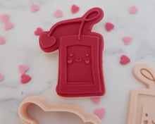 Load image into Gallery viewer, Cute Love Teabag Fondant Pop Embosser and Cutter - Made in the UK with Love  from House of Toot Sweet - Just £6.50! Shop now at House of Toot Sweet
