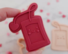 Load image into Gallery viewer, Cute Love Teabag Fondant Pop Embosser and Cutter - Made in the UK with Love  from House of Toot Sweet - Just £6.50! Shop now at House of Toot Sweet
