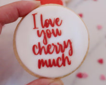 Load image into Gallery viewer, Love You Cherry Much Fondant Embosser - Made in the UK with Love  from House of Toot Sweet - Just £6.50! Shop now at House of Toot Sweet
