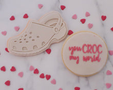 Load image into Gallery viewer, You Croc My World Fondant Embosser and Cutter - Made in the UK with Love  from House of Toot Sweet - Just £6.50! Shop now at House of Toot Sweet
