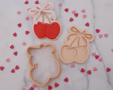 Load image into Gallery viewer, Cherries with Bow Fondant Pop Embosser and Cutter - Made in the UK with Love  from House of Toot Sweet - Just £6.50! Shop now at House of Toot Sweet
