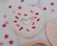 Load image into Gallery viewer, Love Heart Donut Fondant Pop Embosser and Cutter - Made in the UK with Love  from House of Toot Sweet - Just £6.50! Shop now at House of Toot Sweet
