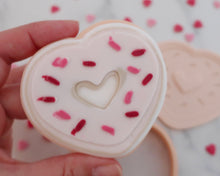 Load image into Gallery viewer, Love Heart Donut Fondant Pop Embosser and Cutter - Made in the UK with Love  from House of Toot Sweet - Just £6.50! Shop now at House of Toot Sweet
