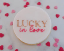 Load image into Gallery viewer, Lucky In Love Fondant Embosser - Made in the UK with Love  from House of Toot Sweet - Just £6.50! Shop now at House of Toot Sweet
