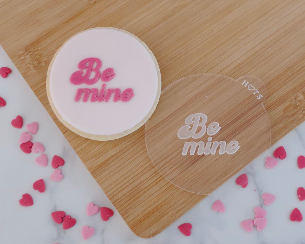 Be Mine Fondant Embosser - Made in the UK with Love  from House of Toot Sweet - Just £6.50! Shop now at House of Toot Sweet