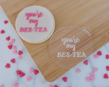 Load image into Gallery viewer, You&#39;re My Bes-Tea Fondant Embosser - Made in the UK with Love  from House of Toot Sweet - Just £6.50! Shop now at House of Toot Sweet
