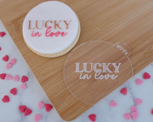 Load image into Gallery viewer, Lucky In Love Fondant Embosser - Made in the UK with Love  from House of Toot Sweet - Just £6.50! Shop now at House of Toot Sweet
