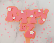 Load image into Gallery viewer, 5&#39;&#39; Poppy is 2 Groovy Retro Hippie Flower Power Cake Topper - Made in the UK with Love  from House of Toot Sweet - Just £7.50! Shop now at House of Toot Sweet
