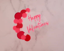 Load image into Gallery viewer, 4&#39;&#39; Happy Valentines Balloon Arch Acrylic Cake Topper - Made in the UK with Love  from House of Toot Sweet - Just £5.50! Shop now at House of Toot Sweet
