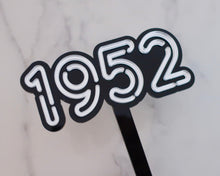 Load image into Gallery viewer, 4&#39;&#39; Neon lights 1952 Cake topper - Made in the UK with Love  from House of Toot Sweet - Just £6! Shop now at House of Toot Sweet
