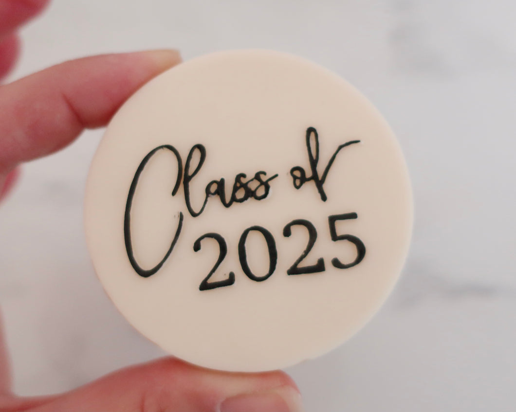 Class of 2025 Fondant Cookie Embosser - Made in the UK with Love  from House of Toot Sweet - Just £6.50! Shop now at House of Toot Sweet