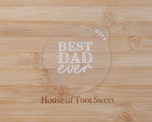 Load image into Gallery viewer, Best Dad Ever Retro Embosser - Made in the UK with Love  from House of Toot Sweet - Just £6.50! Shop now at House of Toot Sweet
