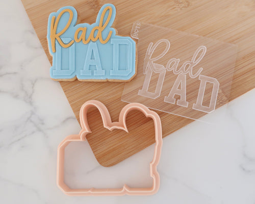 Rad Dad Embosser / Cutter - Made in the UK with Love  from House of Toot Sweet - Just £6.50! Shop now at House of Toot Sweet