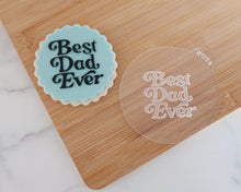 Load image into Gallery viewer, Best Dad Ever Retro Embosser - Made in the UK with Love  from House of Toot Sweet - Just £6.50! Shop now at House of Toot Sweet
