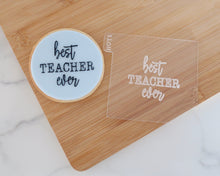 Load image into Gallery viewer, Best Teacher Ever Embosser - Made in the UK with Love  from House of Toot Sweet - Just £6! Shop now at House of Toot Sweet
