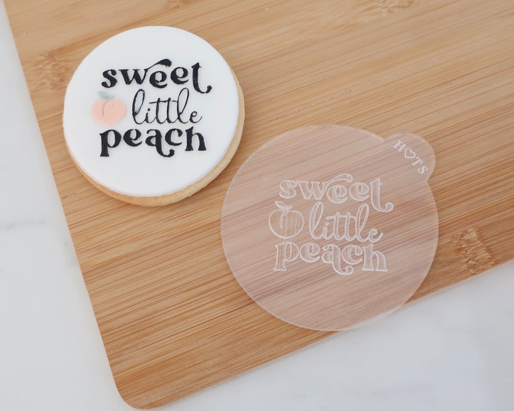 Sweet Little Peach Embosser - Made in the UK with Love  from House of Toot Sweet - Just £6! Shop now at House of Toot Sweet