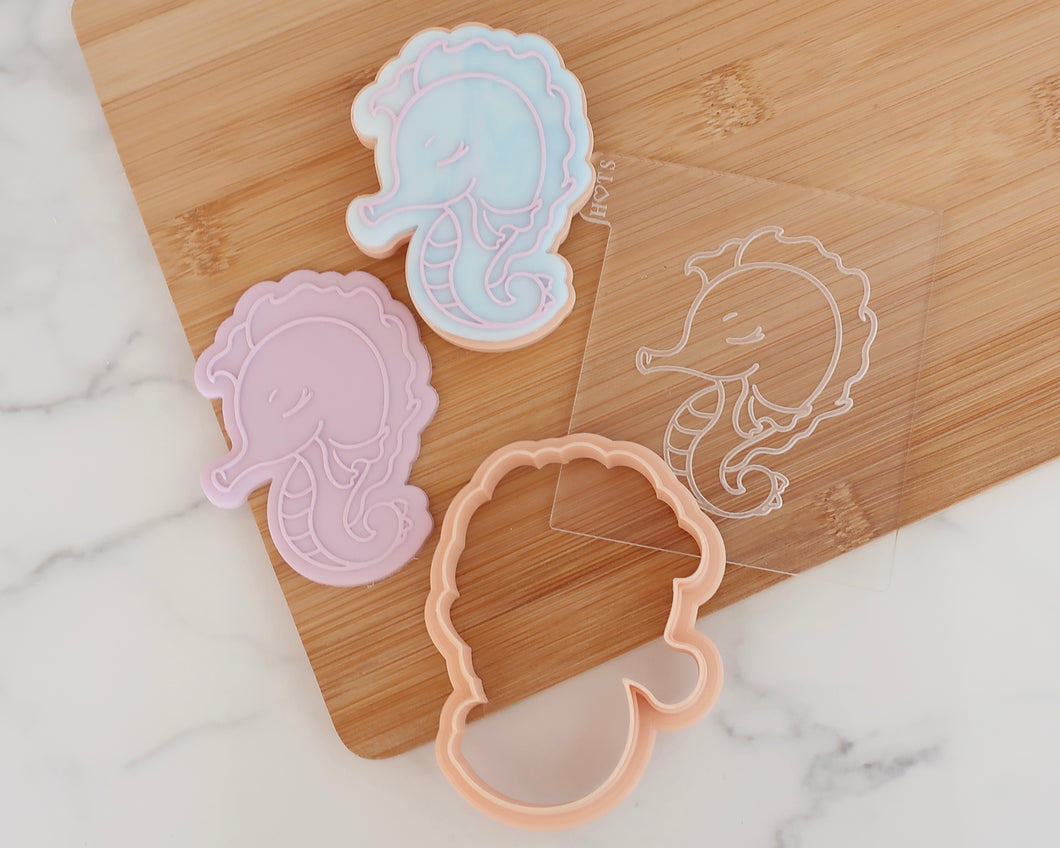 Seahorse Cookie Cutter and Embosser