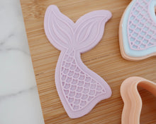 Load image into Gallery viewer, Mermaid Tail Cookie Cutter and Embosser - Made in the UK with Love  from House of Toot Sweet - Just £6.50! Shop now at House of Toot Sweet
