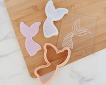 Load image into Gallery viewer, Mermaid Tail Cookie Cutter and Embosser - Made in the UK with Love  from House of Toot Sweet - Just £6.50! Shop now at House of Toot Sweet
