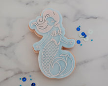 Load image into Gallery viewer, Cute Mermaid Cookie Cutter and Embosser - Made in the UK with Love  from House of Toot Sweet - Just £6.50! Shop now at House of Toot Sweet
