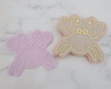 Load image into Gallery viewer, Cute Crab Cookie Cutter and Embosser - Made in the UK with Love  from House of Toot Sweet - Just £6.50! Shop now at House of Toot Sweet
