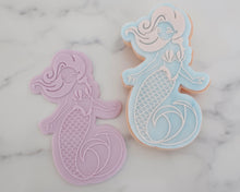 Load image into Gallery viewer, Cute Mermaid Cookie Cutter and Embosser - Made in the UK with Love  from House of Toot Sweet - Just £6.50! Shop now at House of Toot Sweet
