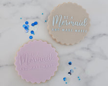 Load image into Gallery viewer, Be A Mermaid And Make Waves Cookie Embosser - Made in the UK with Love  from House of Toot Sweet - Just £6! Shop now at House of Toot Sweet
