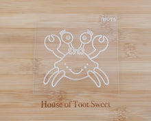 Load image into Gallery viewer, Cute Crab Cookie Cutter and Embosser - Made in the UK with Love  from House of Toot Sweet - Just £6.50! Shop now at House of Toot Sweet
