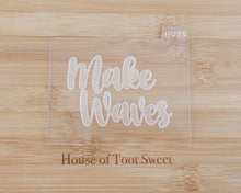 Load image into Gallery viewer, Make Waves Cookie Cutter and Embosser - Made in the UK with Love  from House of Toot Sweet - Just £6! Shop now at House of Toot Sweet
